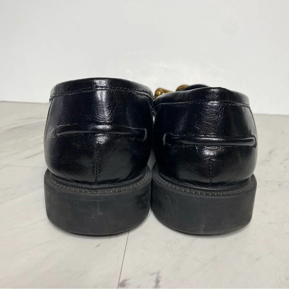 Steve Madden Karmine Black Leather Loafer 10M